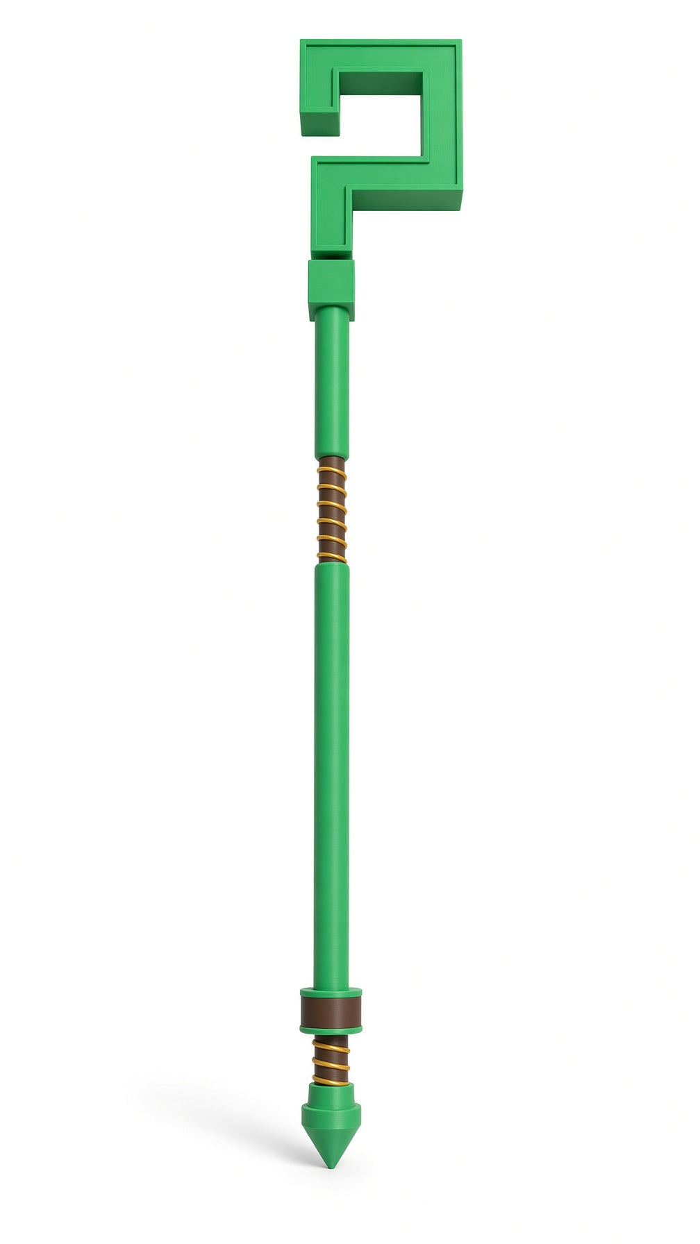 Riddler-staf – 3D-geprint cosplayprop | Vraagteken-wandelstok