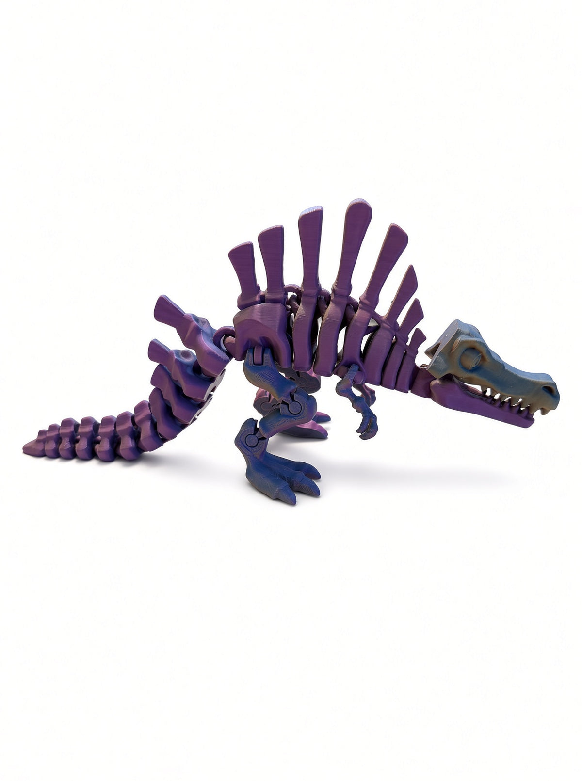 Flexibele spinosaurus – 3D-geprint gearticuleerd figuur | Fidget & desk pet