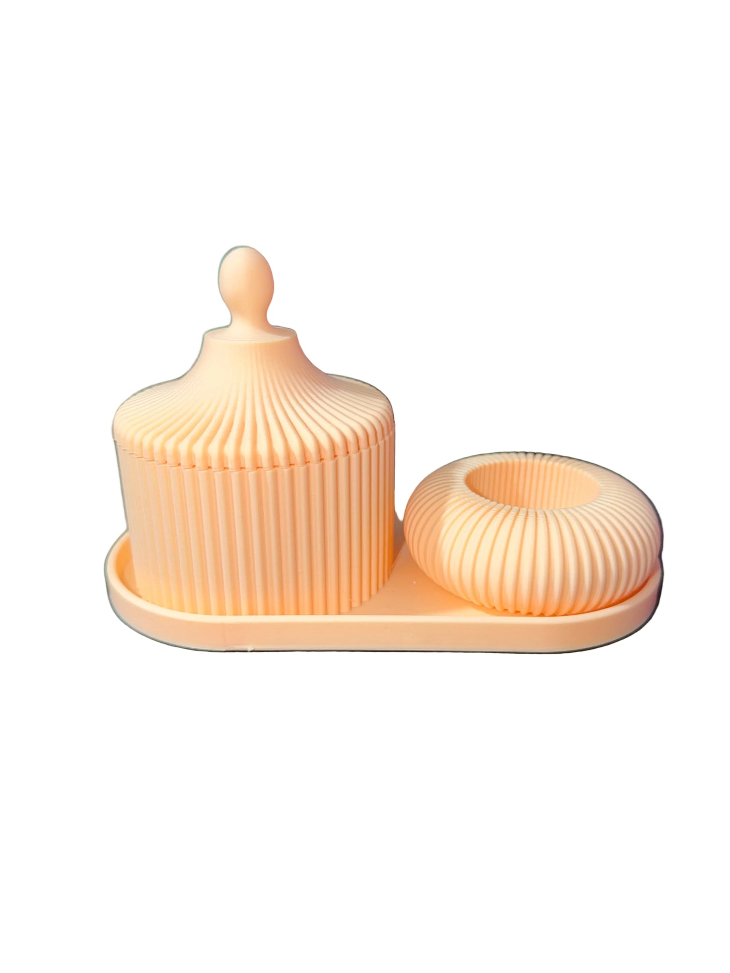 Ribbed Organizer Set – Modern & Minimalist