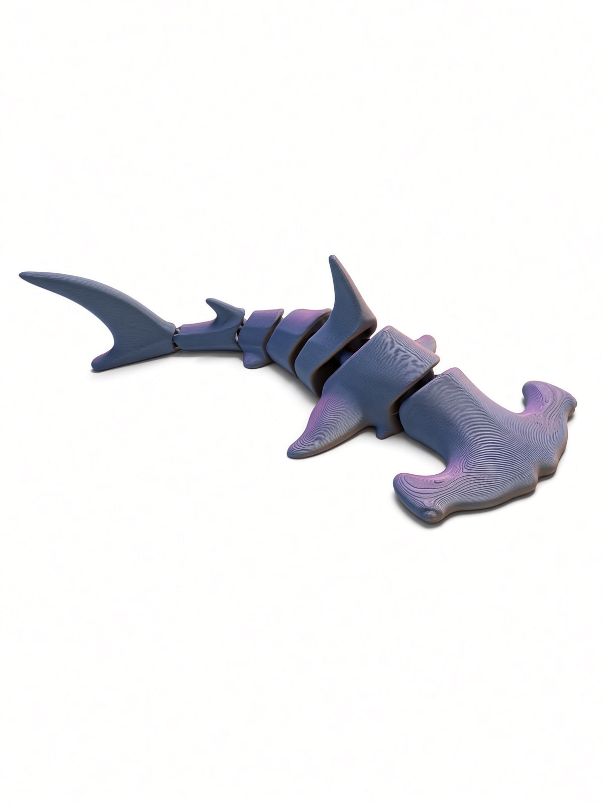 Hamerhaai – Flexibele 3D-geprinte gearticuleerde haai | Fidget & desk pet
