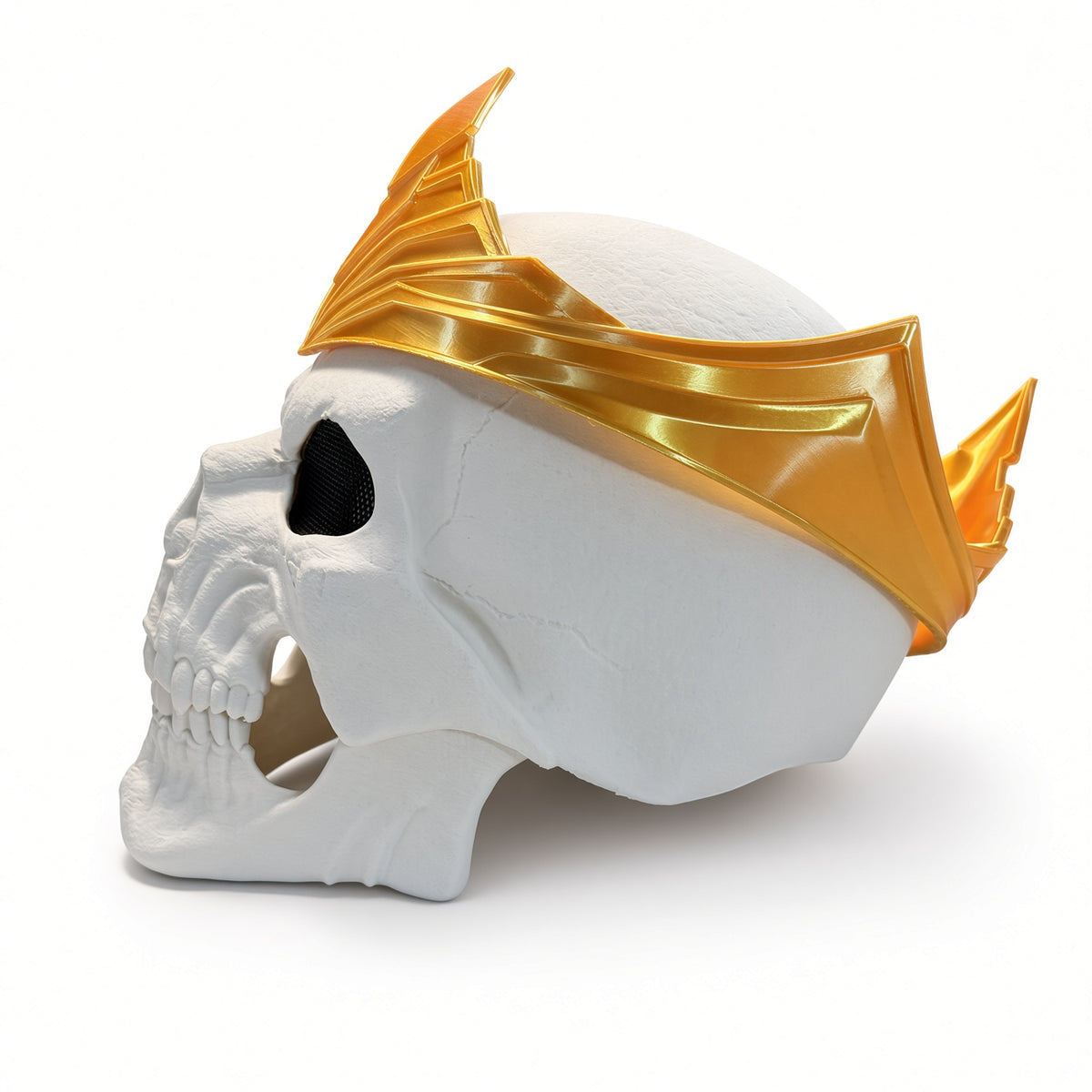 Skeletor-schedel met kroon – 3D-geprint masker | cosplay & display