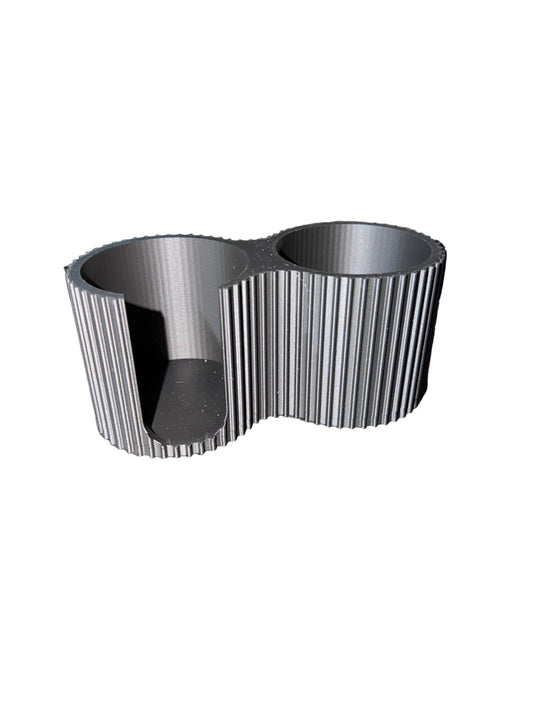 Ribbel Design Houder – Voor Wattenstaafjes & Wattenschijfjes