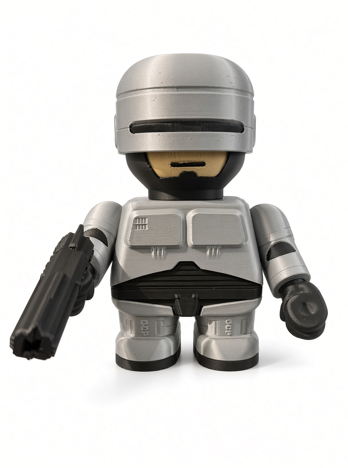 Chunkable RoboCop – 3D-printed figure