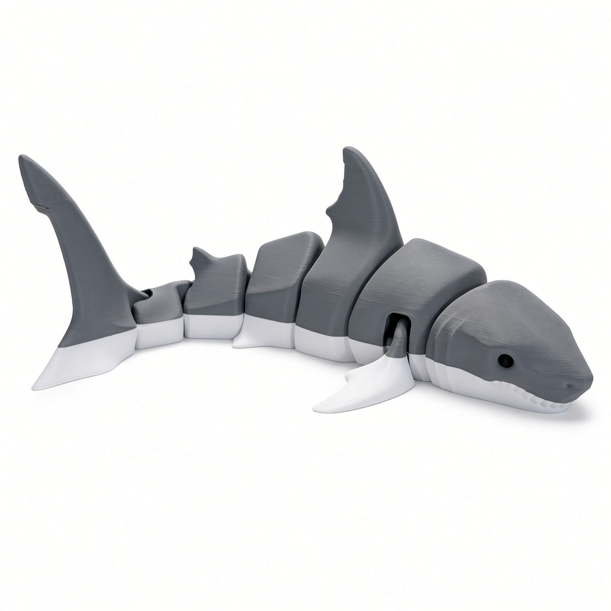 Grote flexi haai – 3D-geprint | beweegbaar