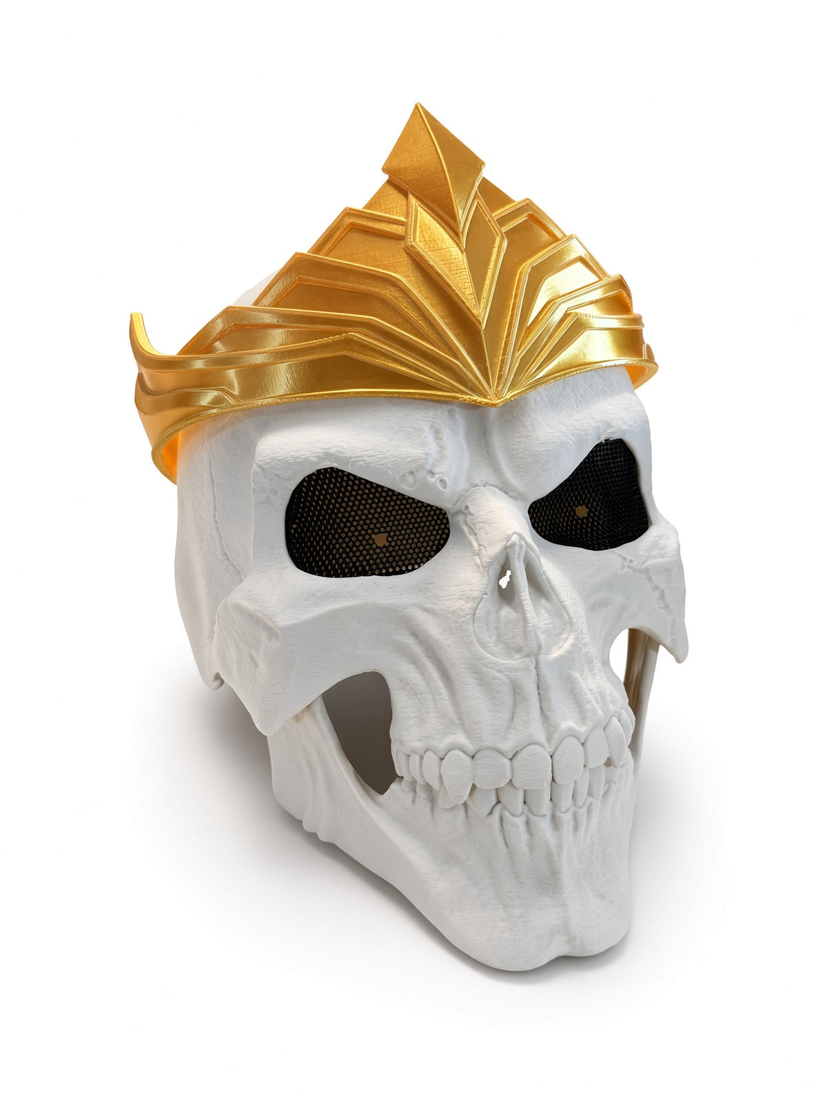 Skeletor-schedel met kroon – 3D-geprint masker | cosplay & display