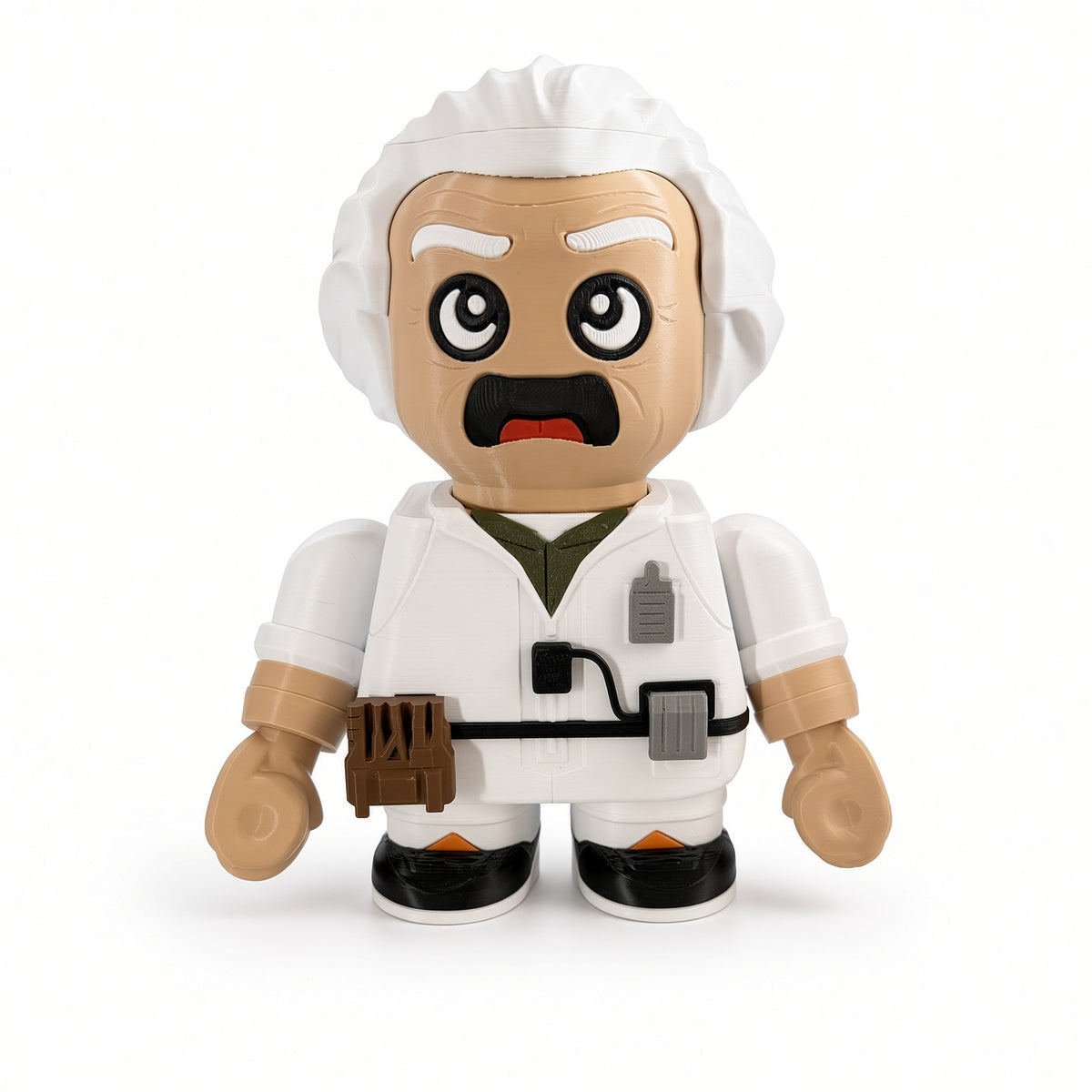 Chunkable Doc Brown – 3D-geprint figuur | Back to the Future