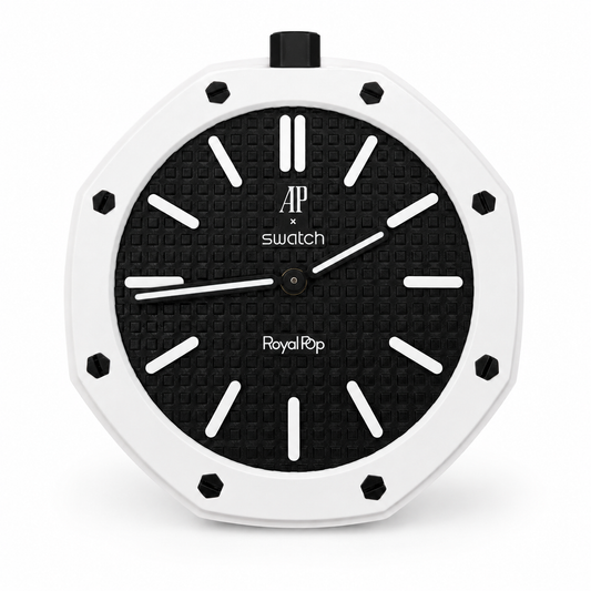 AP x Swatch Royal Pop Ocho Negro - Wall Clock