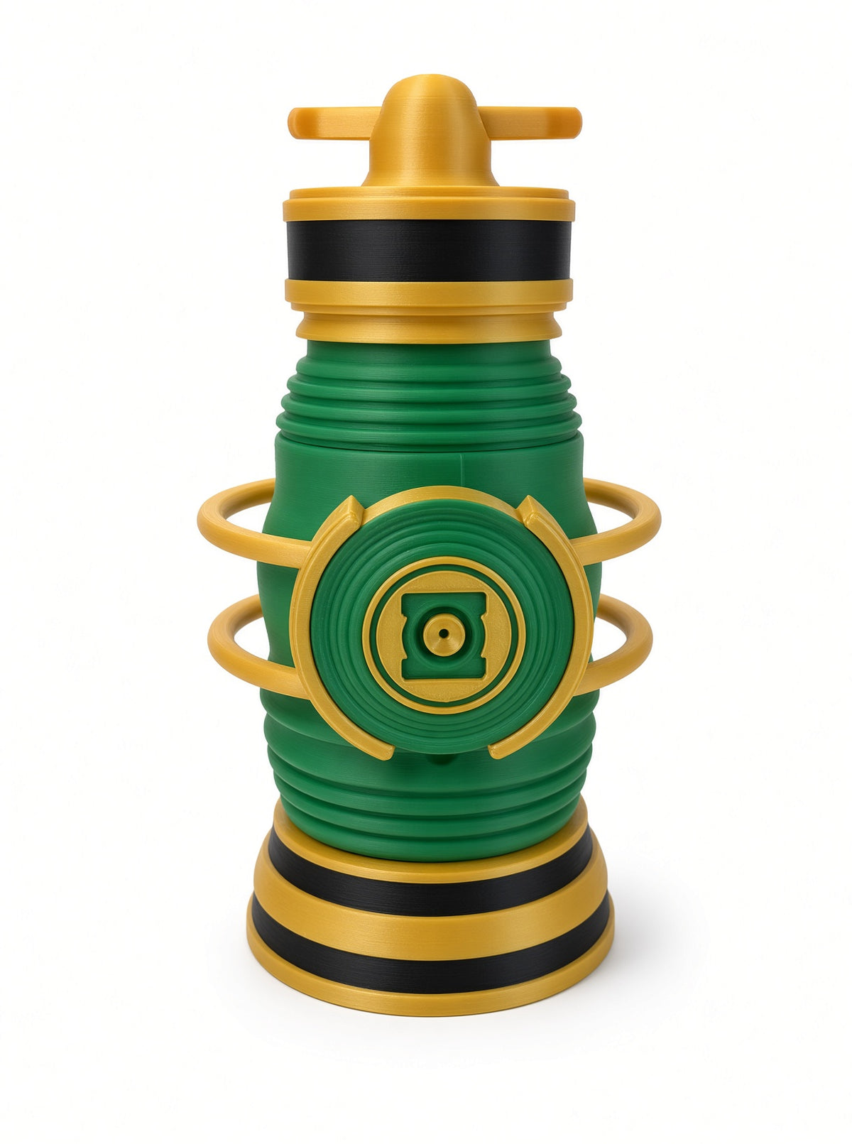 Green Lantern power battery – 3D-geprint displaystuk | Lantaarn