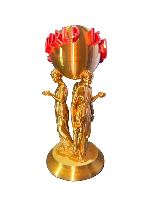 Scarface‑Style Display Piece – “The World Is Yours” Edition