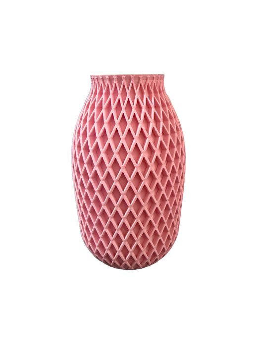 Elegante 3D-geprinte Designvaas – Dusty Pink