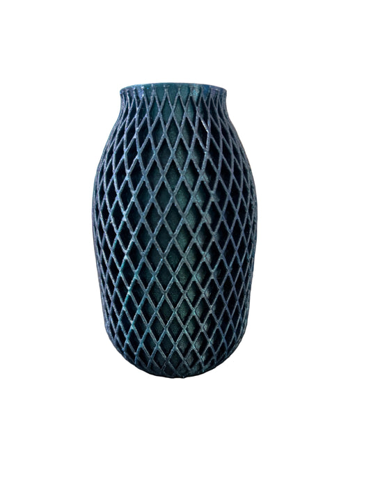 Moderne 3D-geprinte Designvaas – Midnight Blue