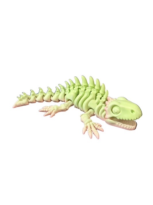 Flexi Skelet Komodovaraan – 3D-Geprint Beweegbaar Model