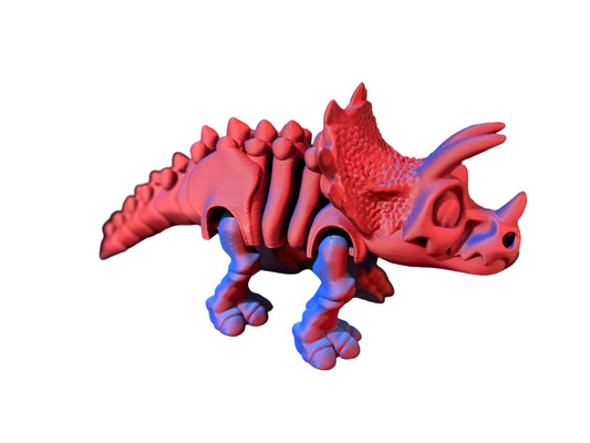 Flexi Skelet Triceratops – 3D-Geprint Beweegbaar Model
