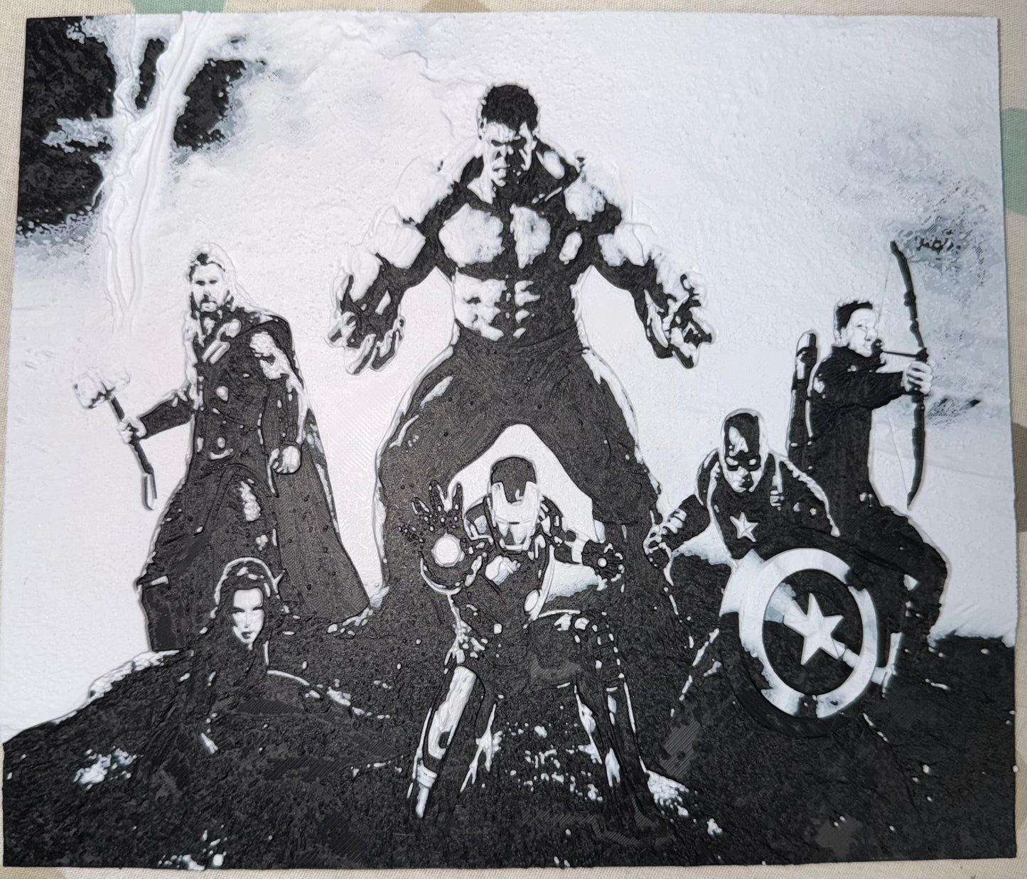 Hueforge Painting Avengers