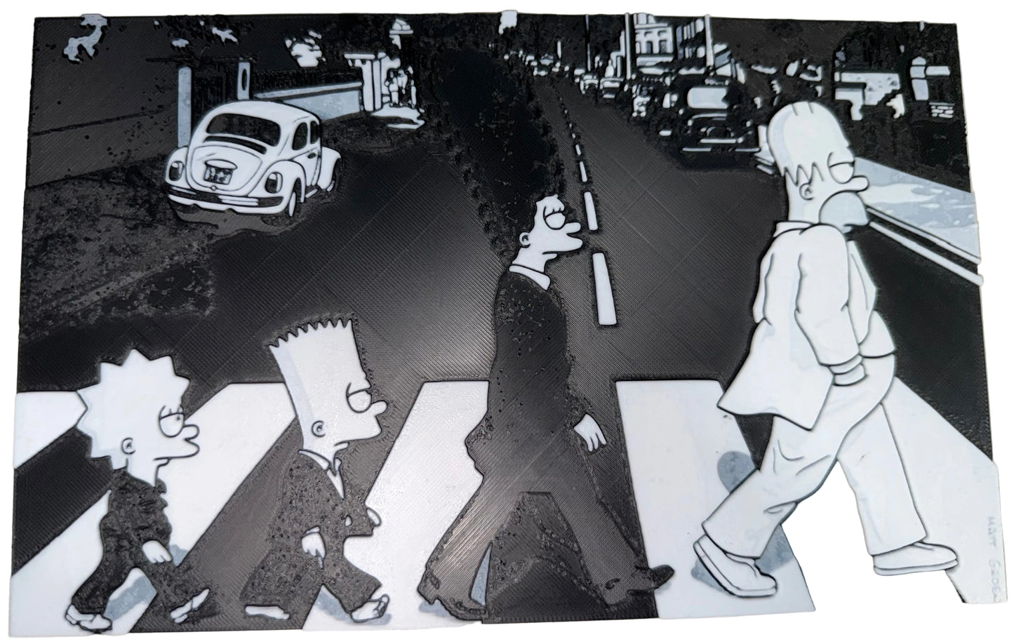 Hueforge The Simpsons - The Beatles