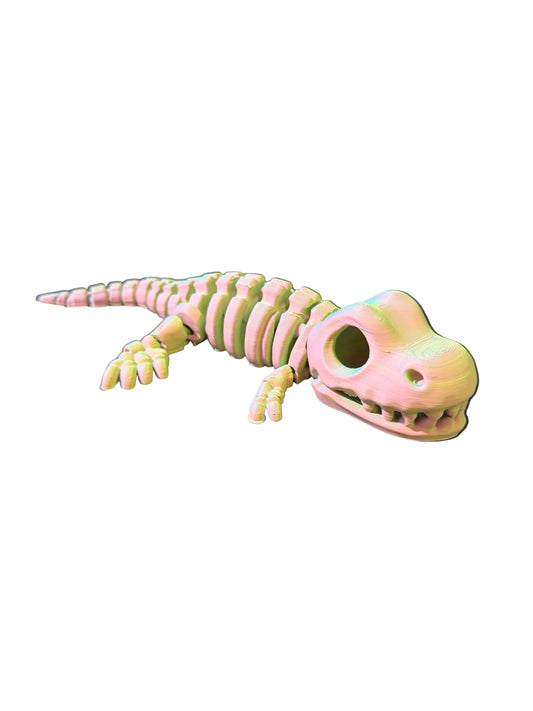 Flexi Articulated Skeleton Dino – 3D-geprint figuur