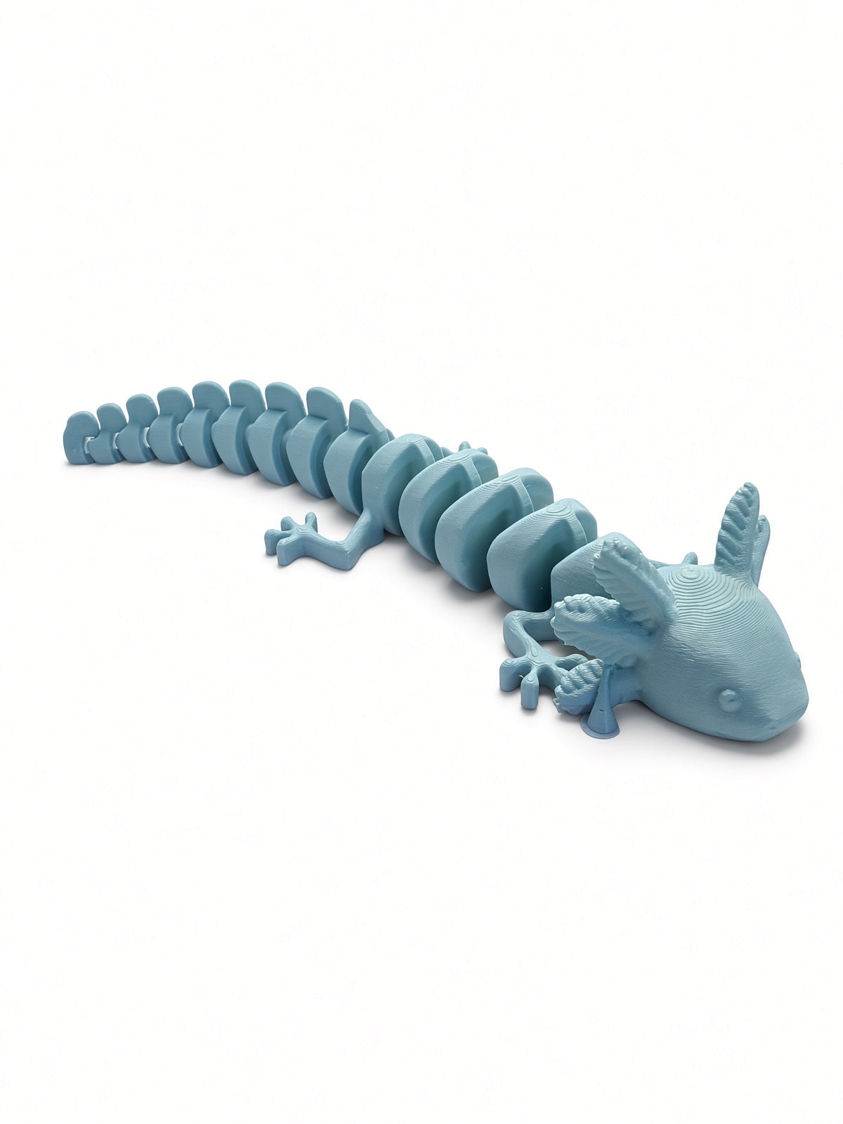 Flexibele axolotl – 3D-geprint gearticuleerd figuur | Fidget &amp; desk pet