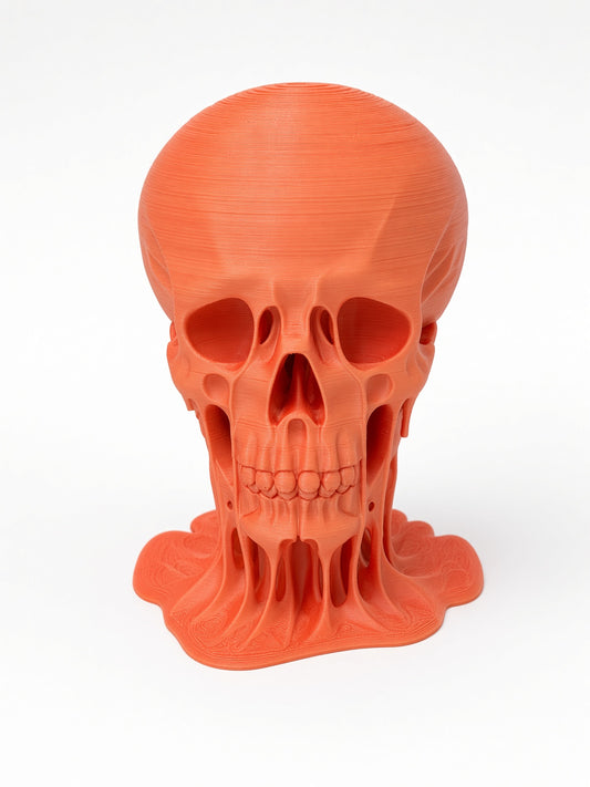 Smeltend schedel – 3D-geprint model