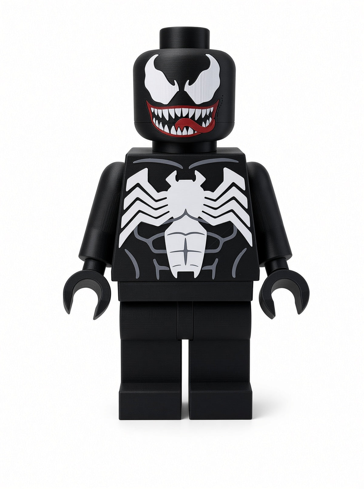 Venom brickfiguur – 3D-geprint pronkstuk | Displaystuk