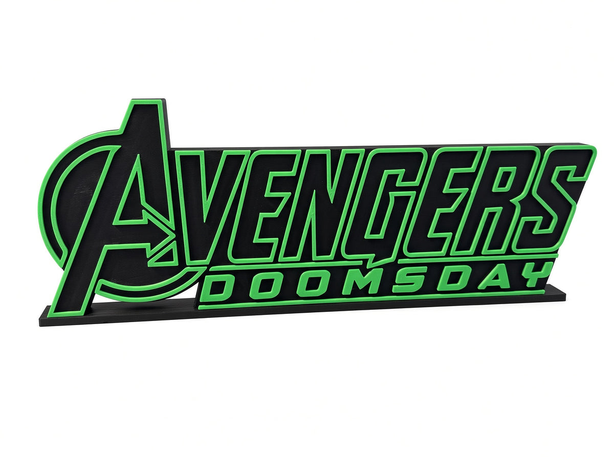 Avengers: Doomsday Logo – 3D-geprint model