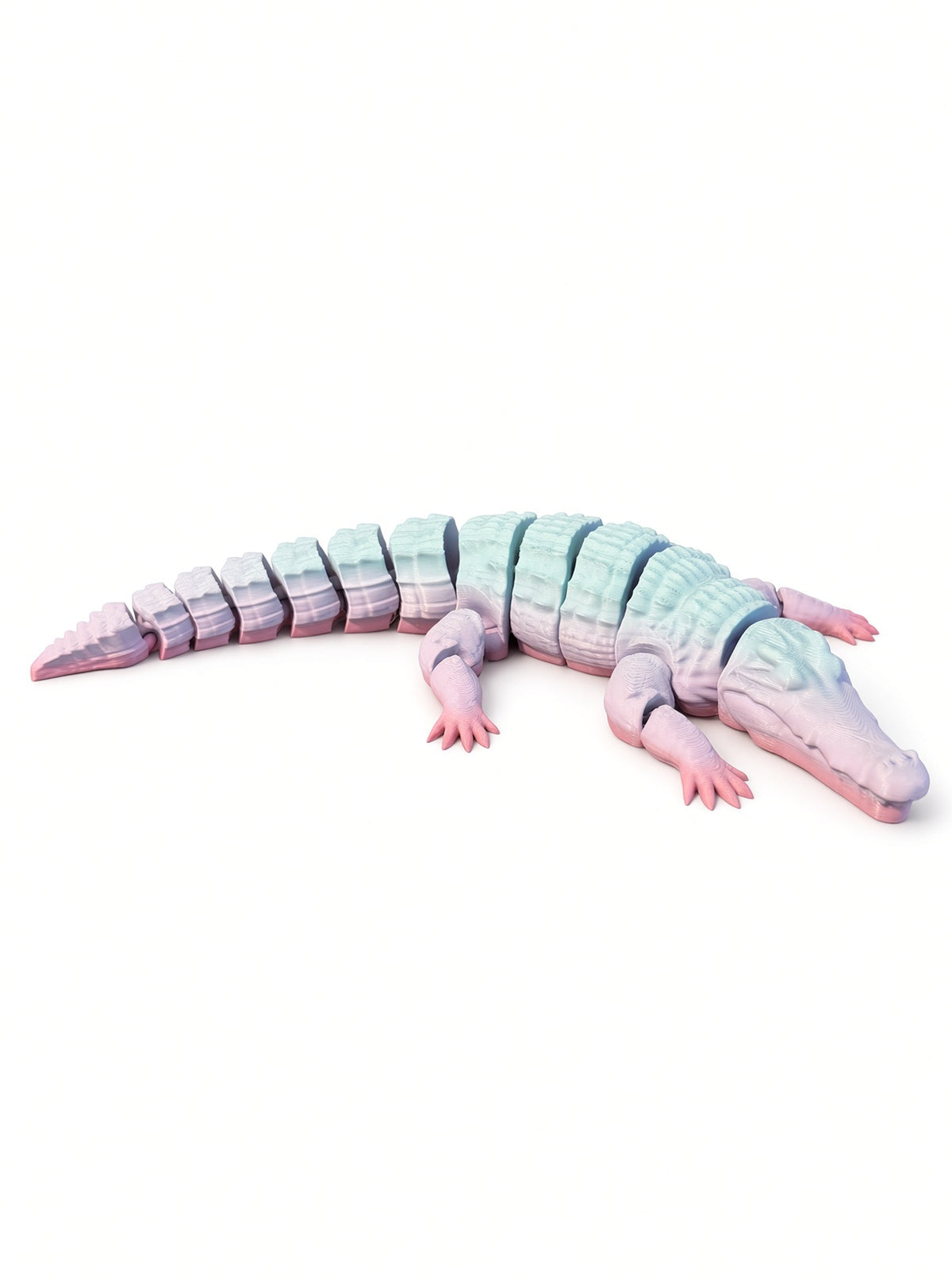 Flexi krokodil – 3D-geprint model