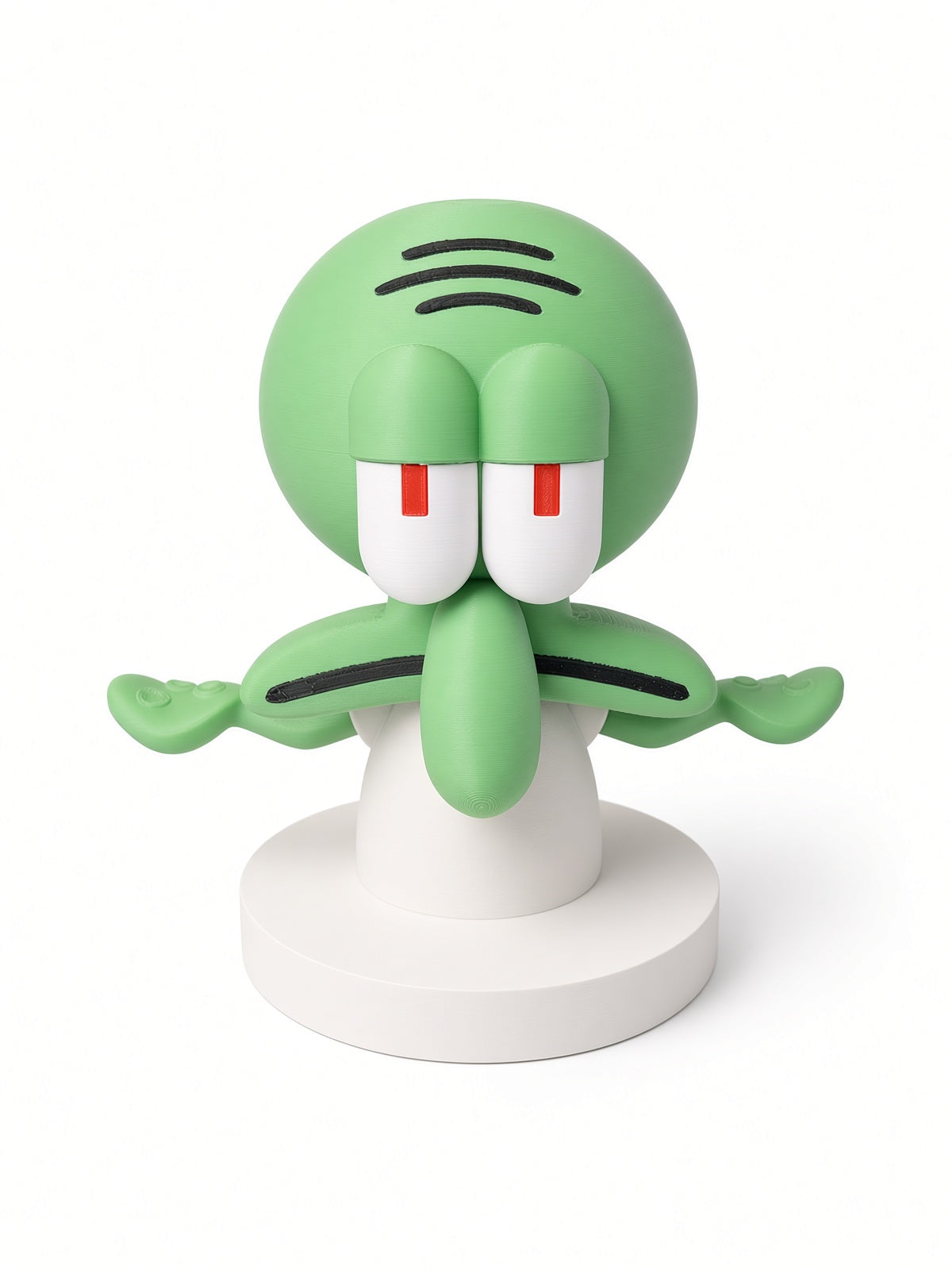 Koptelefoonhouder – (Squidward-stijl) – 3D-geprint model