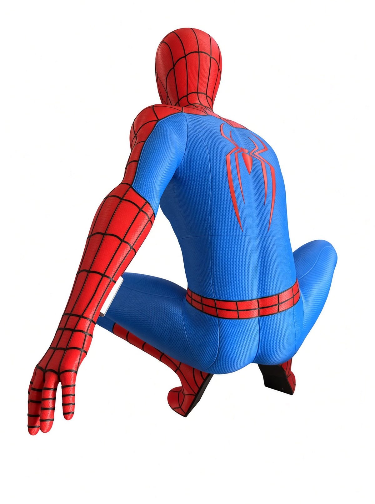 Life-size Spider-Man statue