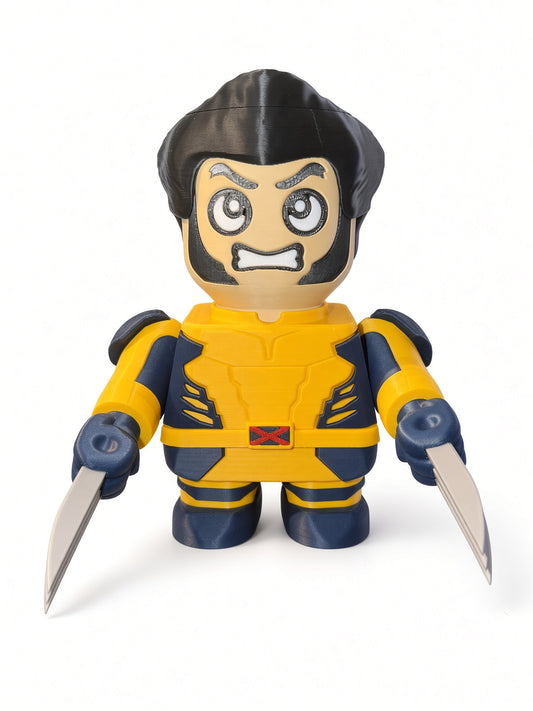 Wolverine Figuur – 3D-geprint model