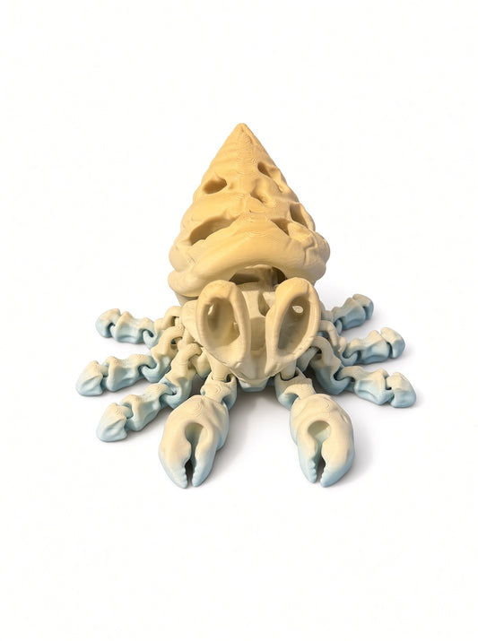 Flexi heremietkreeft – 3D-geprint model